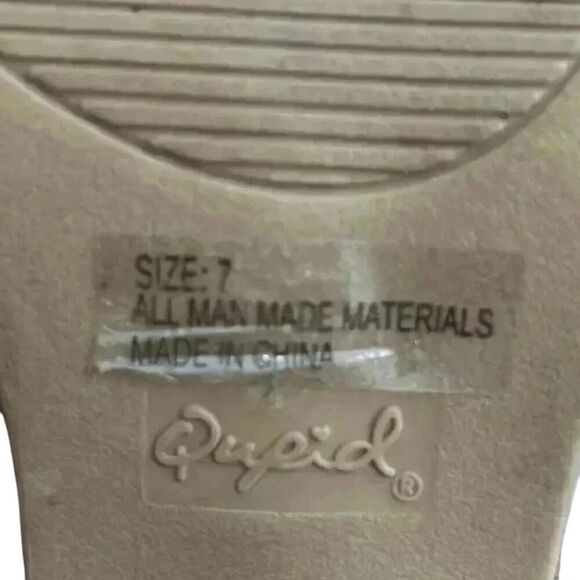 Cupid Women's Ankle Booties Size 7 Brown Zip Casual Block Heel - Picture 5 of 5